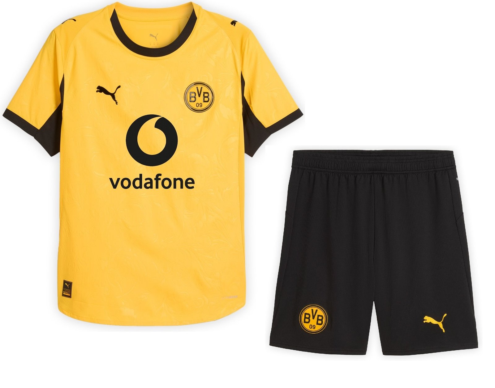 Kit infantil Borussia Dortmund 2025 2026 Puma oficial Copas